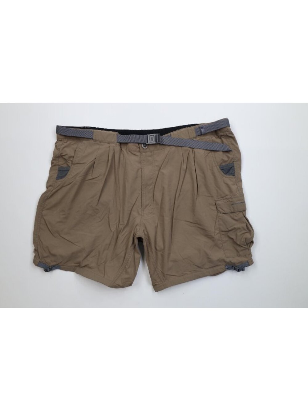 Vintage ExOfficio Mens 2XL XXL Belted Above Knee Lined Trekking Cargo Shorts